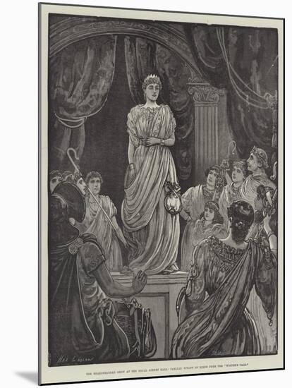 The Shakspearean Show at the Royal Albert Hall, Tableau Vivant of Scene from the Winter's Tale-Henry Stephen Ludlow-Mounted Giclee Print