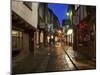 The Shambles at Christmas, York, Yorkshire, England, United Kingdom, Europe-Mark Sunderland-Mounted Photographic Print