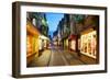 The Shambles at Christmas, York, Yorkshire, England, United Kingdom, Europe-Frank Fell-Framed Photographic Print