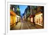 The Shambles at Christmas, York, Yorkshire, England, United Kingdom, Europe-Frank Fell-Framed Photographic Print