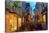 The Shambles at Christmas, York, Yorkshire, England, United Kingdom, Europe-Frank Fell-Stretched Canvas