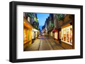 The Shambles at Christmas, York, Yorkshire, England, United Kingdom, Europe-Frank Fell-Framed Photographic Print