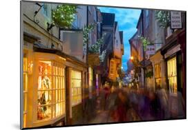 The Shambles at Christmas, York, Yorkshire, England, United Kingdom, Europe-Frank Fell-Mounted Photographic Print