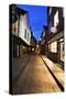 The Shambles at Dusk, York, Yorkshire, England, United Kingdom, Europe-Mark-Stretched Canvas