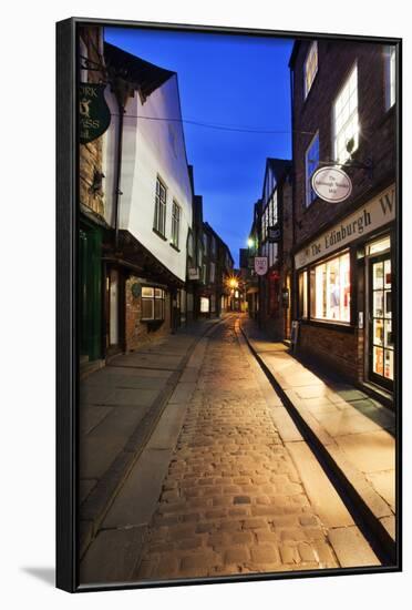 The Shambles at Dusk, York, Yorkshire, England, United Kingdom, Europe-Mark-Framed Photographic Print