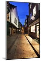 The Shambles at Dusk, York, Yorkshire, England, United Kingdom, Europe-Mark-Mounted Photographic Print