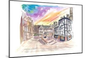The Shambles Square in Manchester England-M. Bleichner-Mounted Art Print