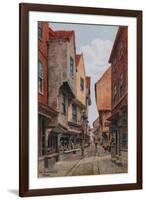 The Shambles, York-Alfred Robert Quinton-Framed Giclee Print