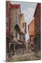 The Shambles, York-Alfred Robert Quinton-Mounted Giclee Print