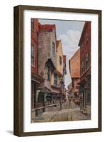 The Shambles, York-Alfred Robert Quinton-Framed Giclee Print