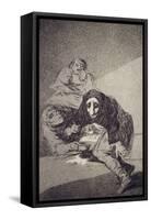 The Shameful One (Capricho No 5)-Francisco de Goya-Framed Stretched Canvas