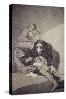 The Shameful One (Capricho No 5)-Francisco de Goya-Stretched Canvas