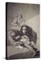 The Shameful One (Capricho No 5)-Francisco de Goya-Stretched Canvas