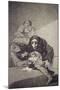 The Shameful One (Capricho No 5)-Francisco de Goya-Mounted Giclee Print