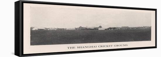 The Shanghai Cricket Ground, China, 1912-null-Framed Stretched Canvas