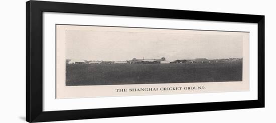 The Shanghai Cricket Ground, China, 1912-null-Framed Giclee Print