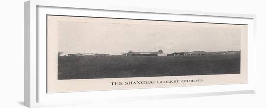 The Shanghai Cricket Ground, China, 1912-null-Framed Giclee Print