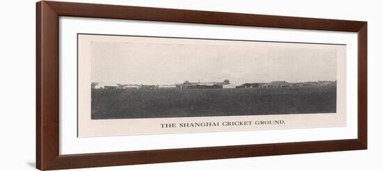 The Shanghai Cricket Ground, China, 1912-null-Framed Giclee Print