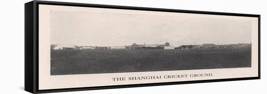 The Shanghai Cricket Ground, China, 1912-null-Framed Stretched Canvas