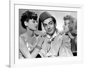 The Shanghai Gesture by Josef von Sternberg with Gene Tierney Victor Mature and Phillis Brooks, 194-null-Framed Photo