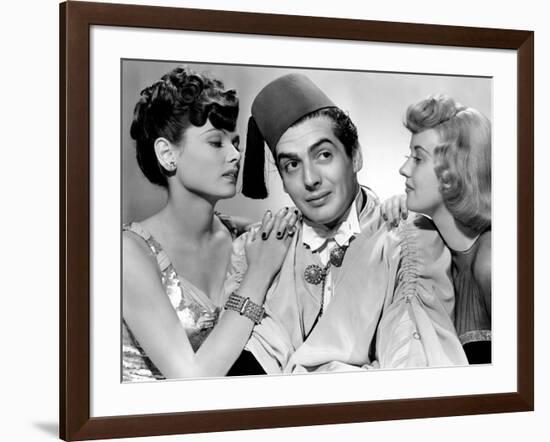 The Shanghai Gesture by Josef von Sternberg with Gene Tierney Victor Mature and Phillis Brooks, 194-null-Framed Photo