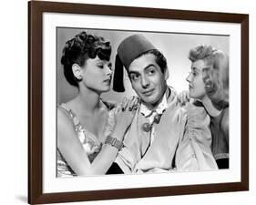 The Shanghai Gesture by Josef von Sternberg with Gene Tierney Victor Mature and Phillis Brooks, 194-null-Framed Photo