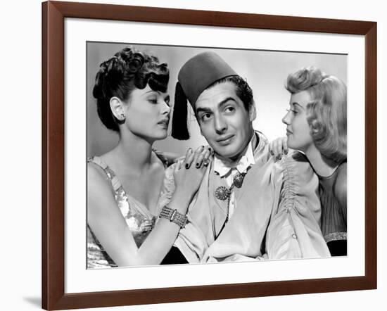 The Shanghai Gesture by Josef von Sternberg with Gene Tierney Victor Mature and Phillis Brooks, 194-null-Framed Photo