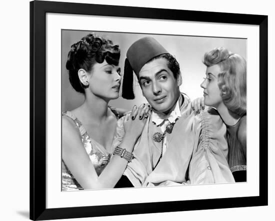 The Shanghai Gesture by Josef von Sternberg with Gene Tierney Victor Mature and Phillis Brooks, 194-null-Framed Photo