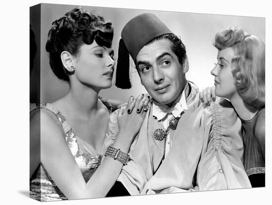 The Shanghai Gesture by Josef von Sternberg with Gene Tierney Victor Mature and Phillis Brooks, 194-null-Stretched Canvas