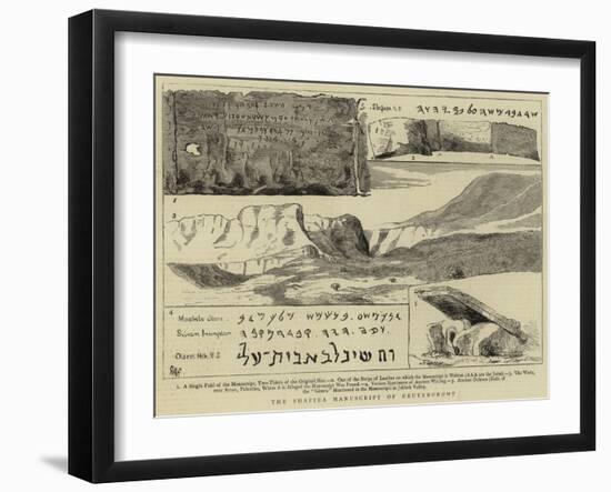 The Shapira Manuscript of Deuteronomy-null-Framed Giclee Print