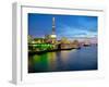 The Shard and River Thames from City of London, London, England, United Kingdom, Europe-Frank Fell-Framed Photographic Print