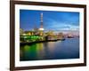 The Shard and River Thames from City of London, London, England, United Kingdom, Europe-Frank Fell-Framed Photographic Print