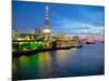 The Shard and River Thames from City of London, London, England, United Kingdom, Europe-Frank Fell-Mounted Photographic Print