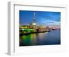 The Shard and River Thames from City of London, London, England, United Kingdom, Europe-Frank Fell-Framed Photographic Print