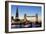 The Shard and Tower Bridge at Night, London, England, United Kingdom, Europe-Miles Ertman-Framed Photographic Print