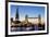 The Shard and Tower Bridge at Night, London, England, United Kingdom, Europe-Miles Ertman-Framed Photographic Print