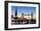 The Shard and Tower Bridge at Night, London, England, United Kingdom, Europe-Miles Ertman-Framed Photographic Print