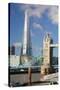 The Shard and Tower Bridge, London, England, United Kingdom, Europe-Miles Ertman-Stretched Canvas