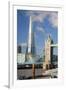 The Shard and Tower Bridge, London, England, United Kingdom, Europe-Miles Ertman-Framed Photographic Print