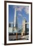 The Shard and Tower Bridge, London, England, United Kingdom, Europe-Miles Ertman-Framed Photographic Print