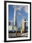 The Shard and Tower Bridge, London, England, United Kingdom, Europe-Miles Ertman-Framed Photographic Print