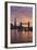 The Shard and Tower Bridge on the River Thames at Sunset, London, England, United Kingdom, Europe-Stuart Black-Framed Photographic Print