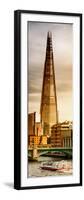 The Shard Building and The River Thames - London - UK - England - Photography Door Poster-Philippe Hugonnard-Framed Photographic Print