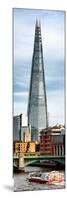 The Shard Building and The River Thames - London - UK - England - Photography Door Poster-Philippe Hugonnard-Mounted Photographic Print