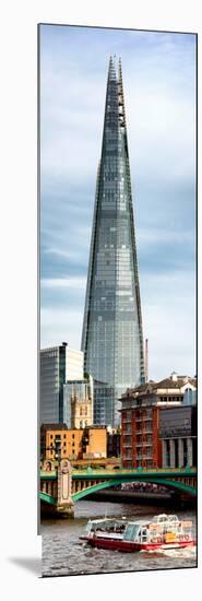 The Shard Building and The River Thames - London - UK - England - Photography Door Poster-Philippe Hugonnard-Mounted Photographic Print