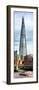 The Shard Building and The River Thames - London - UK - England - Photography Door Poster-Philippe Hugonnard-Framed Photographic Print