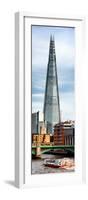 The Shard Building and The River Thames - London - UK - England - Photography Door Poster-Philippe Hugonnard-Framed Photographic Print