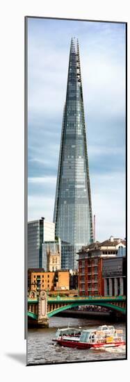 The Shard Building and The River Thames - London - UK - England - Photography Door Poster-Philippe Hugonnard-Mounted Photographic Print