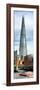 The Shard Building and The River Thames - London - UK - England - Photography Door Poster-Philippe Hugonnard-Framed Photographic Print