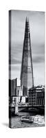 The Shard Building and The River Thames - London - UK - England - Photography Door Poster-Philippe Hugonnard-Stretched Canvas